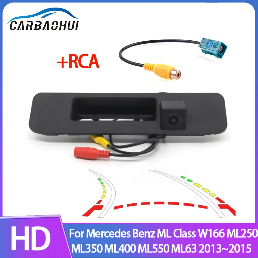 Камера заднего вида CCD HD с ручкой багажника для Mercedes Benz ML Class W166 ML250 ML350 ML400 ML550 ML63 2013 ~