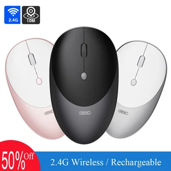 

Wireless Mouse Computer Mouse Silent Mause Rechargeable Ergonomic Mouse 2.4Ghz USB Optical Mice For Macbook Laptop PC 3 Colors