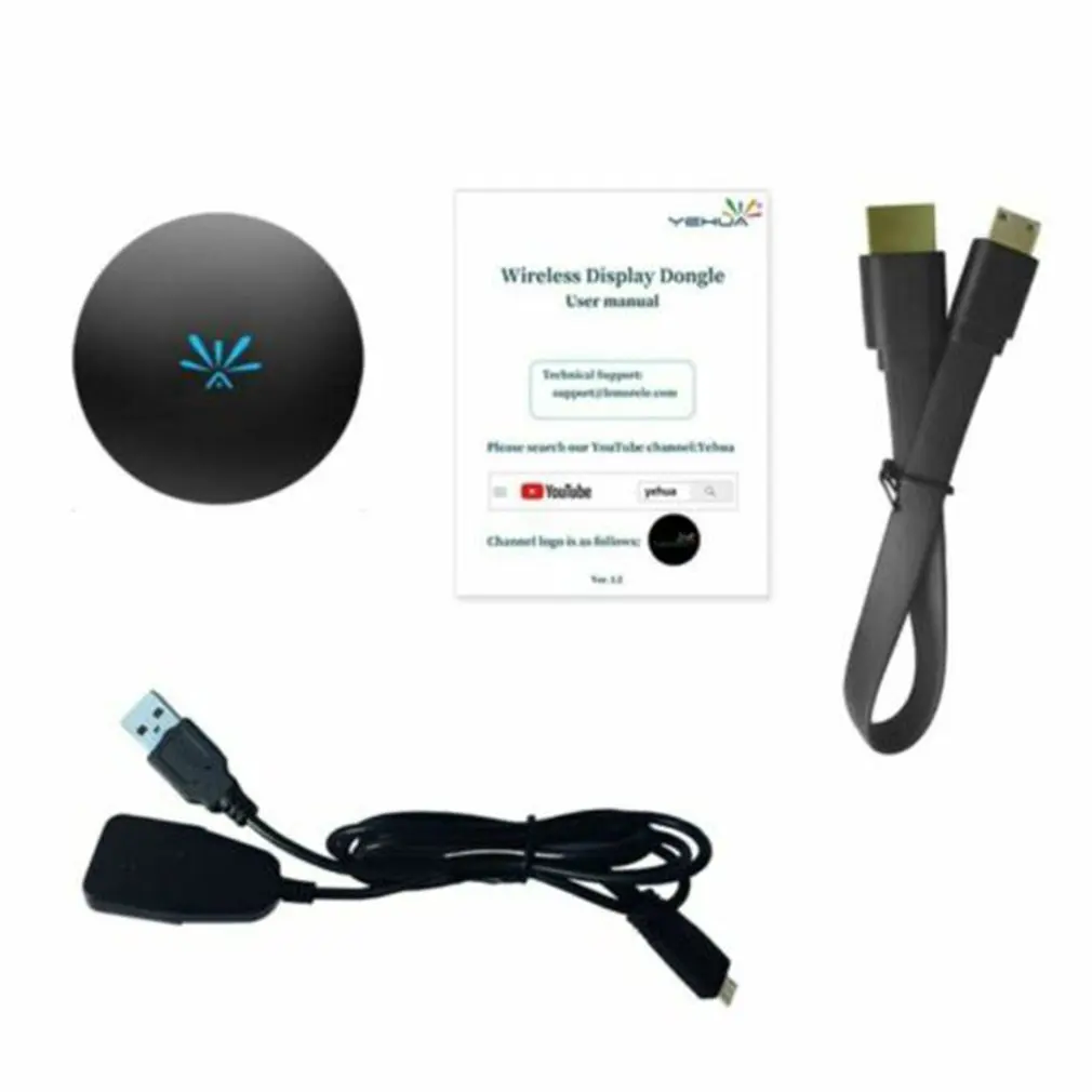 

G6 TV Stick 2.4GHz Video WiFi Display HD Screen Mirroring TV Wireless Dongle Receiver For Google Chromecast 2