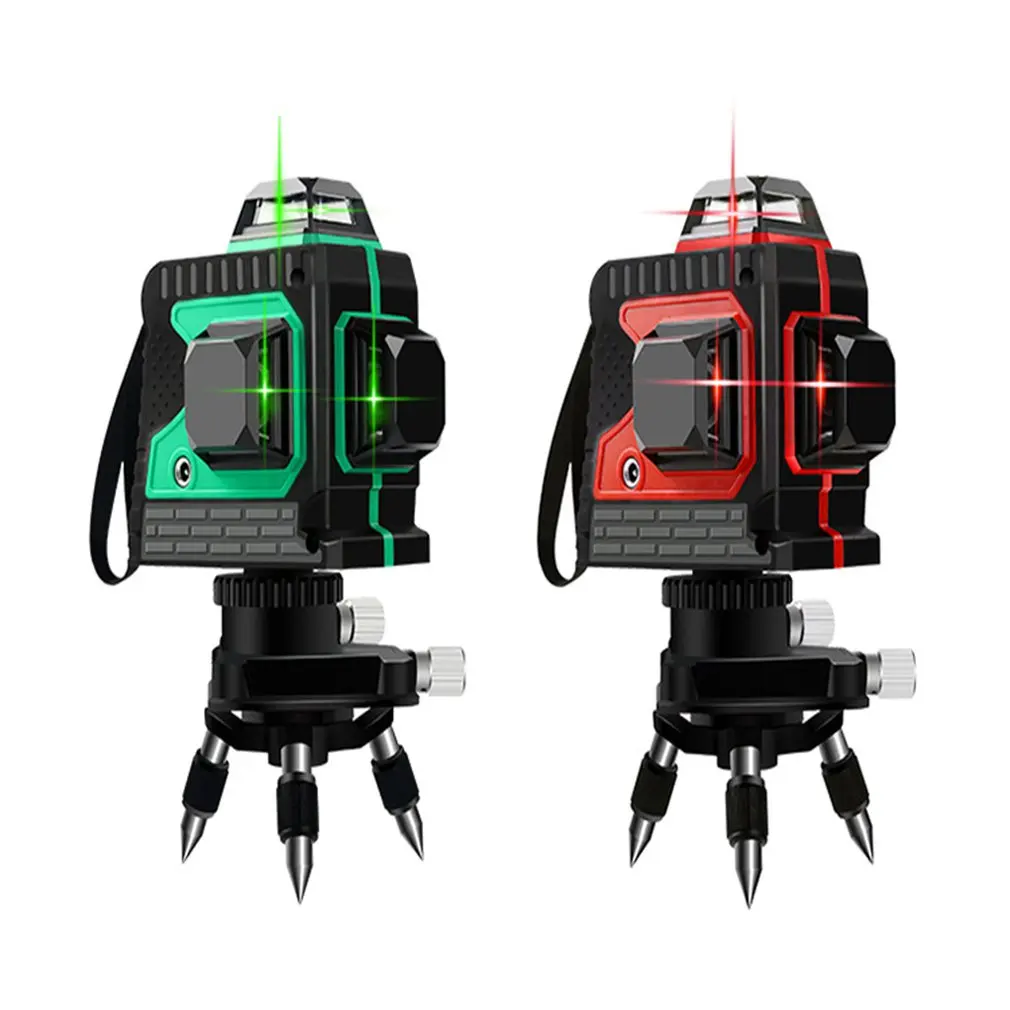 12 Line High Precision Automatic Infrared Level Three Color Infrared Laser Level Strong Light Laser Level Instrument