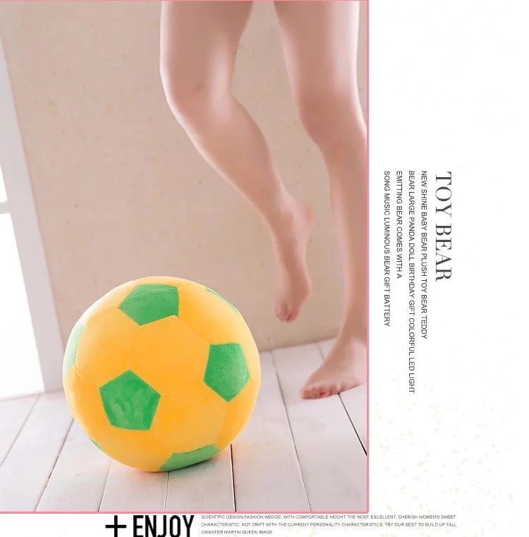 Модель плюшевая подушка футбольный мяч интерактивный мяч игрушка отправить детский подарок черный и белый футбол плюшевые игрушки