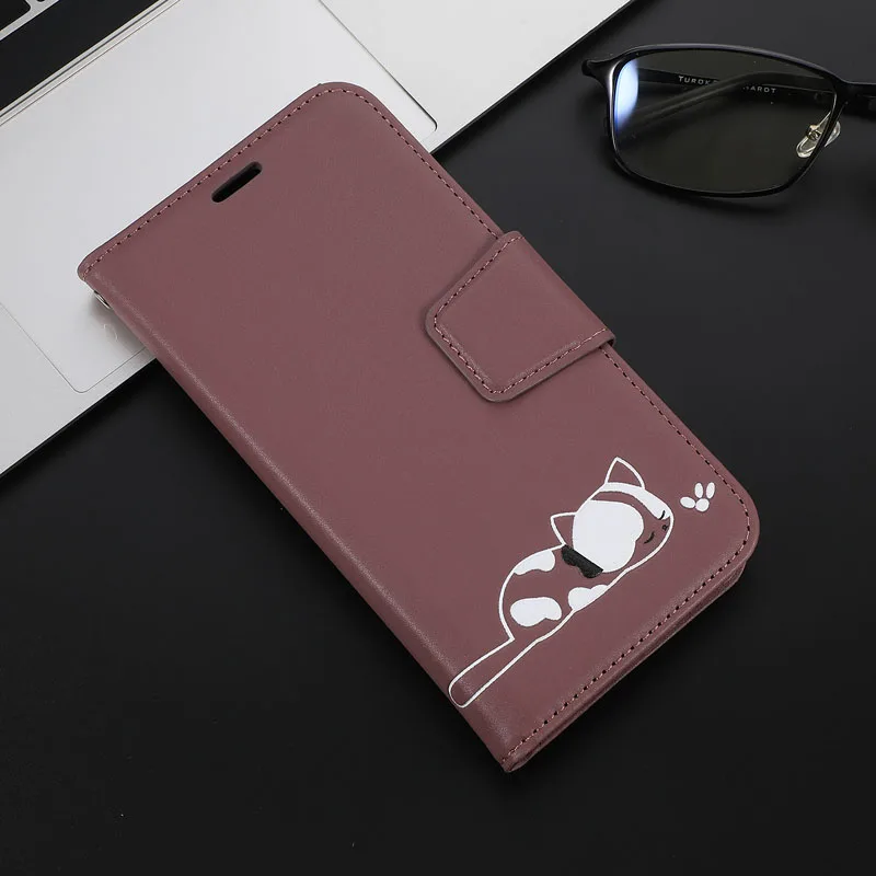 3 Cat Чехол для samsung Galaxy S9 S10 плюс note10plus J4 J6Plus A10 A20E A20/A30 A40 a50 a70 A6 A750 кожаный чехол-книжка с бумажником - Цвет: 3