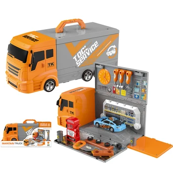 

Rowsfire 36Pcs Kids Pretend Play Maintain Truck Toy Tool Service Truck Playset