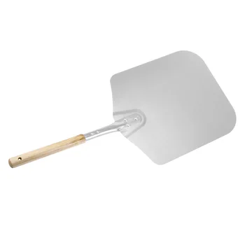

1Pc Wooden Handle Pizza Shovel Aluminum Pizza Server Pizza Peel (Assorted Color)