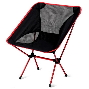 

Outdoor Folding chair Ultralight Portable Aluminum Alloy BBQ Yard Camping