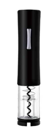 XIAO GUI multi-fonction quatre-en-un decapsuleur set electrique quatre-en-un bouteille openeraspirateur mеmoire vin rouge bouch - Color: Black
