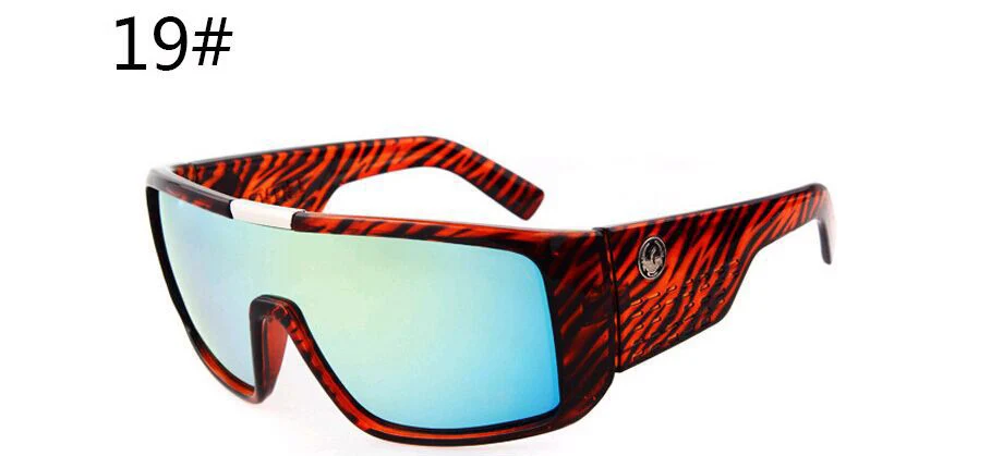 С упаковкой негабаритных солнцезащитных очков для мужчин модные очки Винтажные Солнцезащитные очки Спортивные очки для вождения Ретро зеркало роскошный бренд - Цвет линз: C19