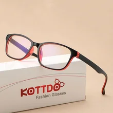 KOTTDO, модные анти-синие очки, оправа, студенческие очки, компьютерные очки, маленькие ретро очки, очки по рецепту, оправа