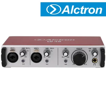 

Alctron U48 USB external sound card professional audio interface used to convert the signal from A to D or D to A