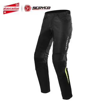

SCOYCO Motorcycle Pants Men Motocross Pants Summer Breathable Pantalon Moto Riding Trousers Moto Pants With Knee Protective Gear