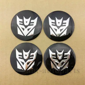 

4x Transformers Autobot Deception Car Wheel Center Hub Cap Badge Decal Sticker