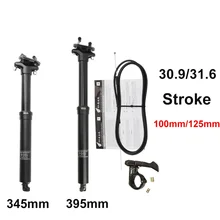 

900i Dropper Seatpost 30.9/31.6*395mm Mountain Bike Wire Control Lift Seat Tube Internal Routing Seat Post