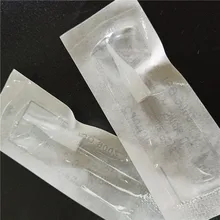 100 шт 0,4*0,6*2,5 см Перманентный макияж бровей губ маленький наконечник татуировки иглы колпачки машина с форсункой 1RL 3RL 5RL 5F 7F