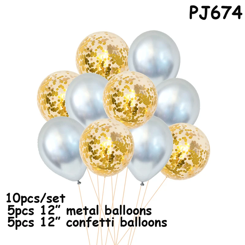 10 шт воздушные шары на день 12 дюймов латексные воздушные шары, утолщение жемчужные вечерние шар вечерние с изящными бубонами детские игрушки Свадебные Воздушные шары - Цвет: Серый