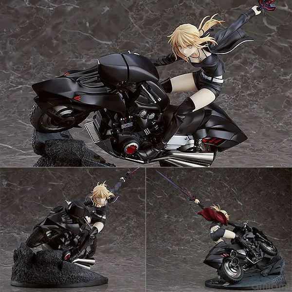 

Anime Black SABER Ceiba Motorcycle Alto Liya Garage Kit Boxed Decoration Model