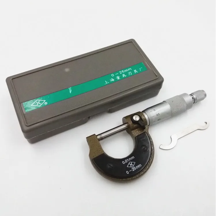

Volume Outer Diameter Micrometer 0.01 Precision outside Diameter Micrometer Caliper Shanghai Measuring Implement Precision Track