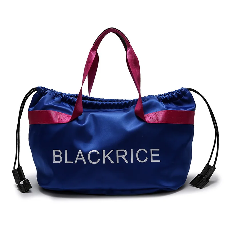 

2019 New Travel Hand Bag Women's Waterproof Oxford Cloth Shoulder Bag Korean Fashion Color Drawstring Light luggage Bag #197276