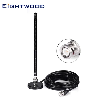 

Eightwood BNC Male 27MHz Ham Radio Antenna with Magnetic Base 5m Cable BNC Connector for ICOM IC-V8 IC-V80 IC-V80E IC-V82 IC-V85