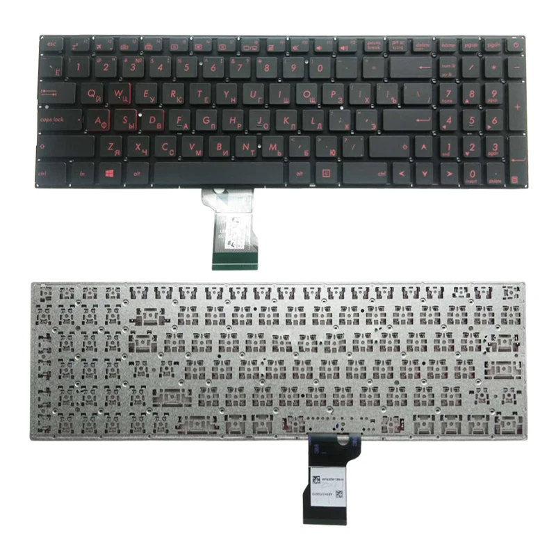 Русская клавиатура для ноутбука ASUS UX52 UX52A UX52V UX52VS 0KN0-NP1RU13 0KNB0-6622RU00 9Z. N8SBU. G0R NSK-USG0R 13090000152 ру черный