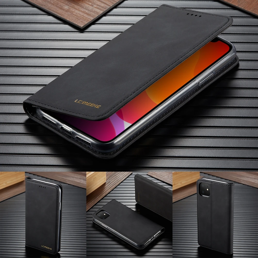 

5S SE Flip Cover for iPhone 11 Pro Max Case Luxury Magnetic Leather on for Coque iPhone 6 6S 7 8 Plus iPhone X XR XS Case Funda