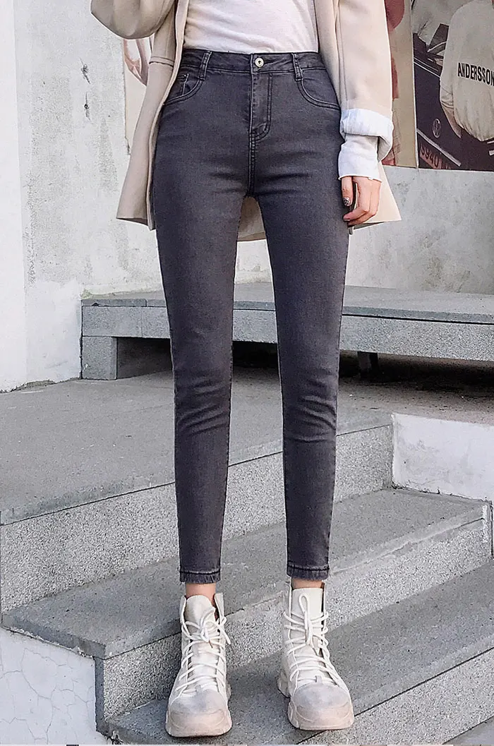 black blue jeans womens