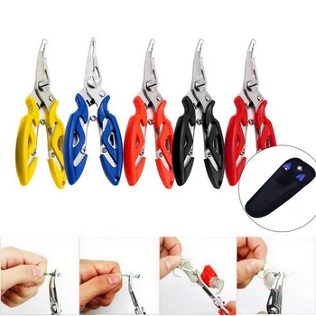 

Fishing pliers scissor braid line bait cutter hook remover etc. tackle tool cutting fish pliers multifunction scissors
