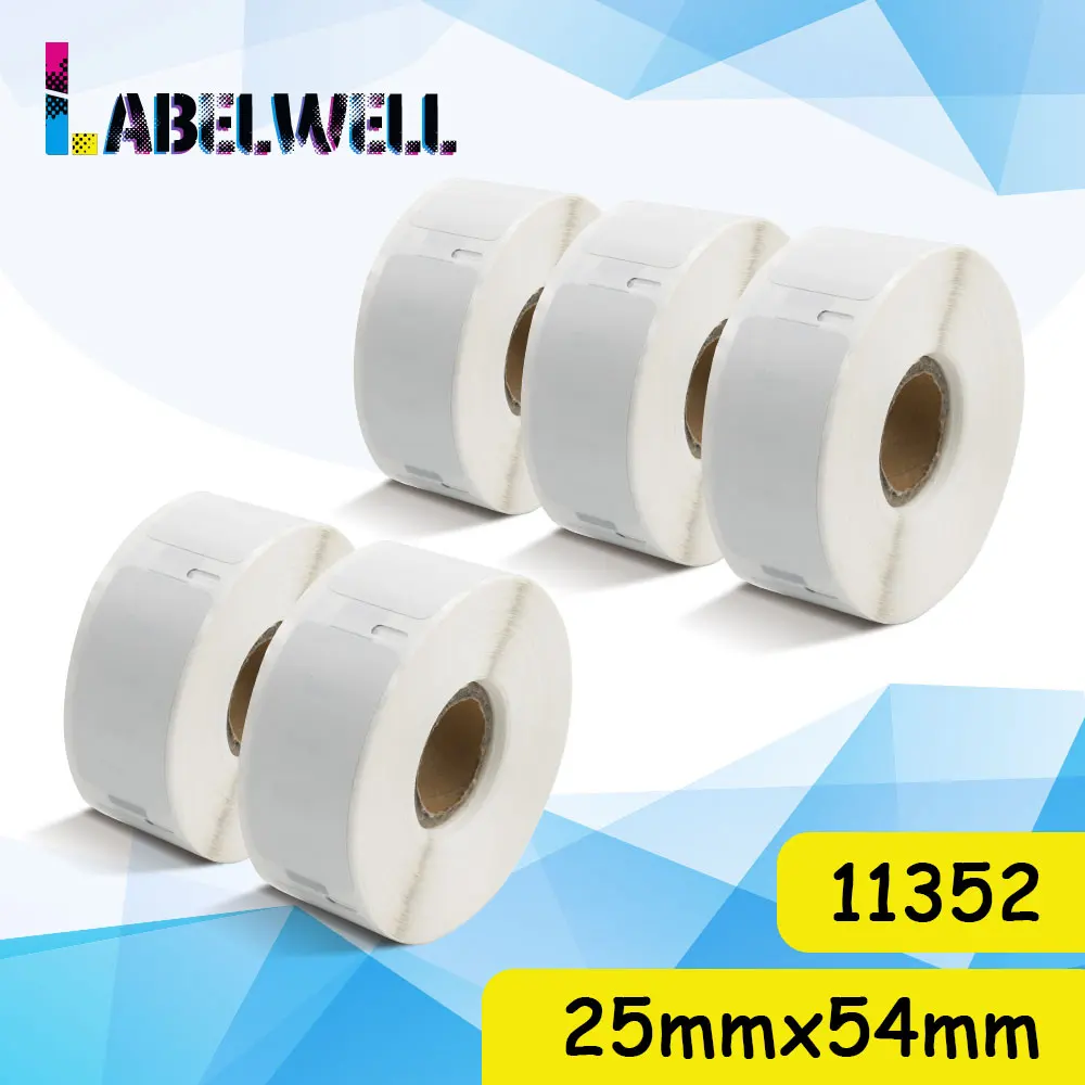 Labelwell 2500 шт/500 шт 11354 термобумага 25 мм * 54 этикетка для доставки совместима с DYMO
