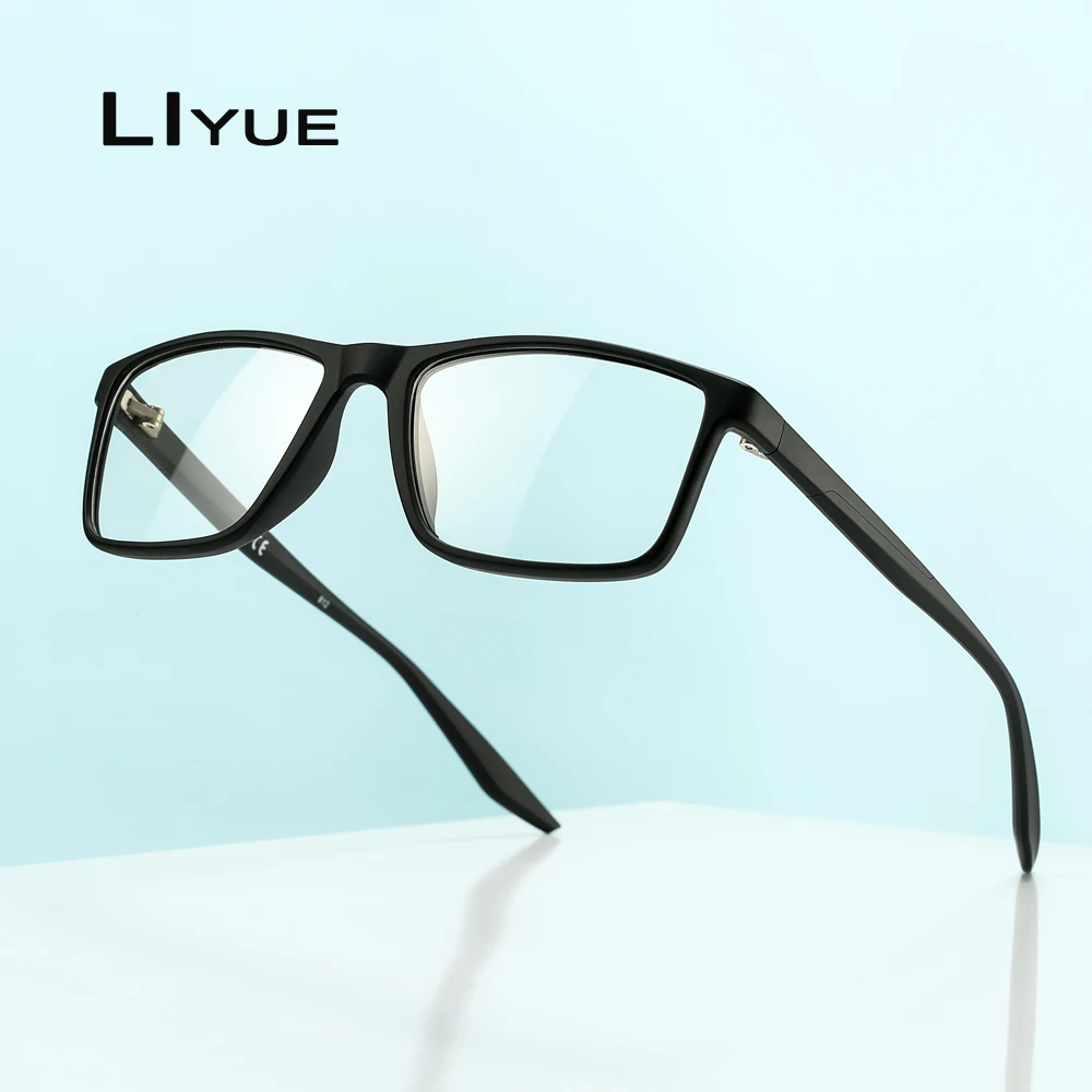 

Optical Eye Glasses Frame Ultralight Square Prescription myopia Eyeglasses Plastic Titanium TR90 Frame Clear Lens For Men Women
