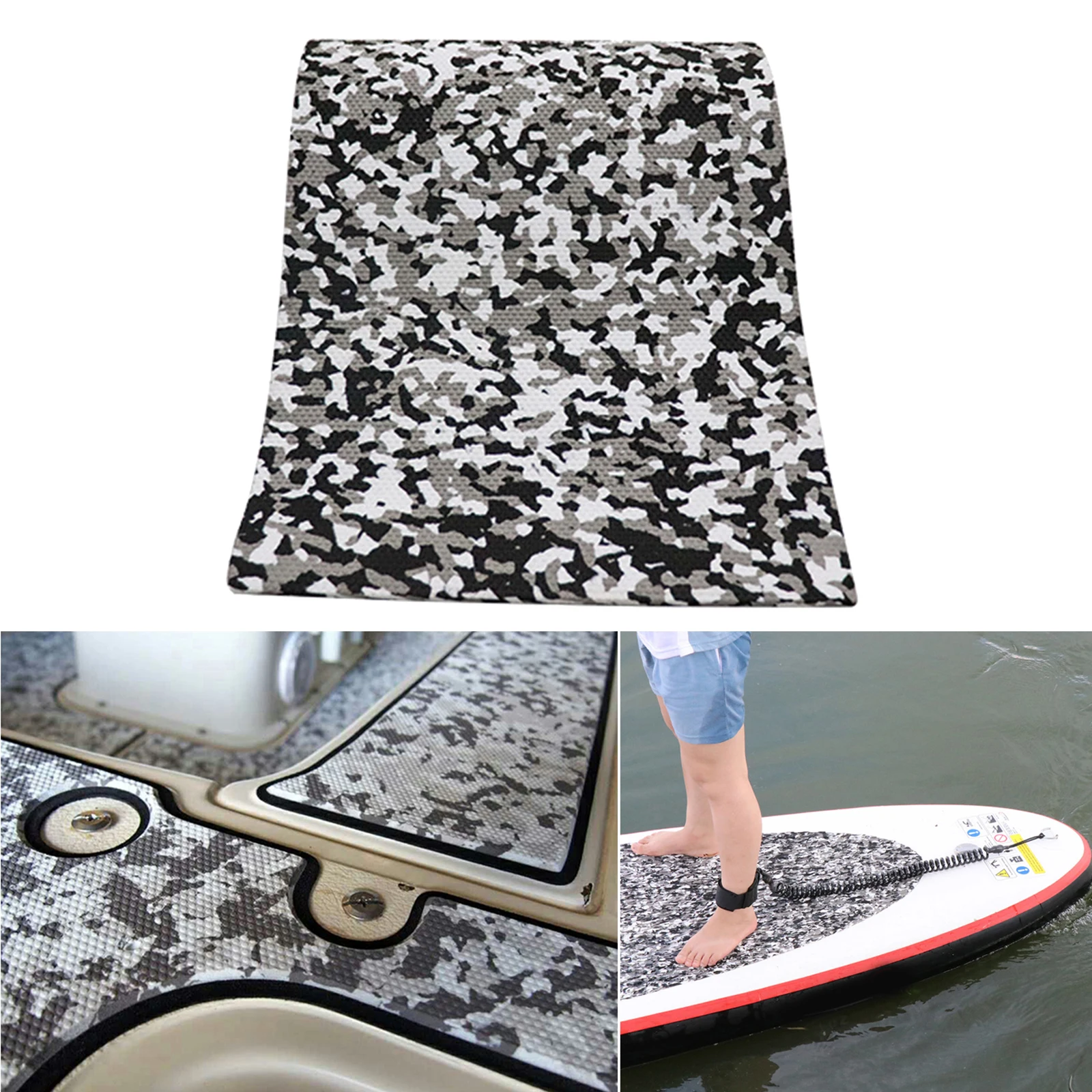 Decking Sheet For Boat RV Yacht EVA Marine Floor Carpet Anti Slip Self Adhesive Mat Boats Accessories 2