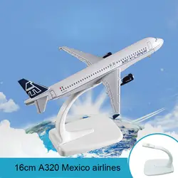 16 см A320 Мексика модель самолета авиационной Mexicana Airbus Airways A320 металлических самолетов масштабная модель креативный подарок ручной игрушки