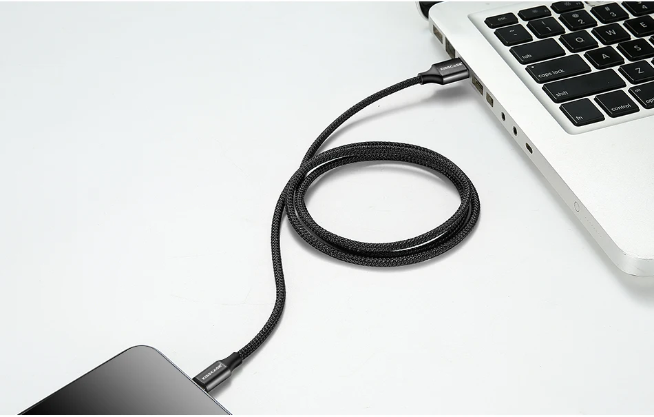 KISSCASE 2.4A Быстрая зарядка USB кабель для передачи данных для iPhone 7 11Pro Max удобная зарядка type C для huawei мобильный телефон кабели для передачи данных
