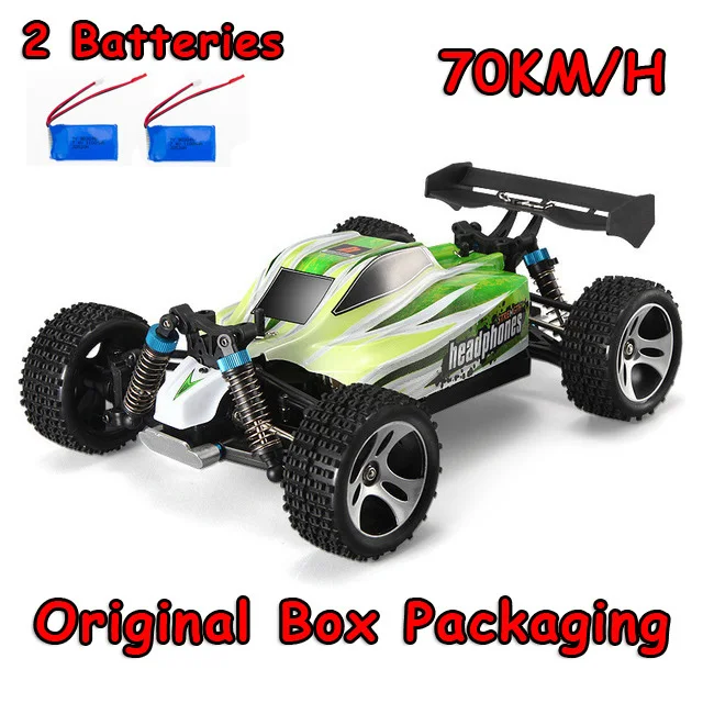 A959-B 70KM 2battery Распродажа Wltoys A959 50 км/ч n A959-B 70 км/ч 2,4 г 4CH Высокоскоростной Rc автомобильный скоростной гоночный автомобиль ударопрочный каучук внедорожный - Цвет: A959-B 70KM 2battery