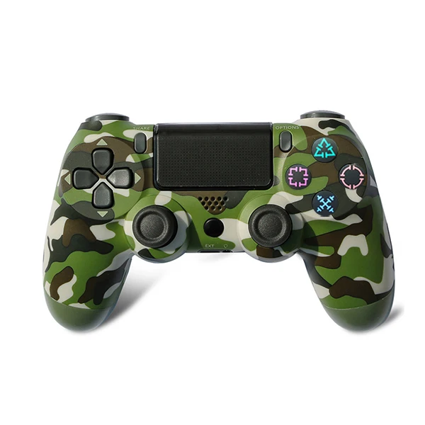 Camouflage-green Беспроводной Bluetooth Джойстик для PS4 контроллеры геймпады подходят консоли для Playstation 4 геймпад Dualshock 4 контроллер для PS3 - Цвет: Camouflage-green