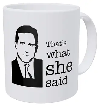

That's What She, Office, Boss 11 Ounces Funny Coffee Mug Gag Gift