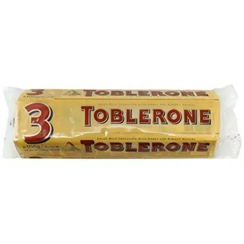 

Toblerone al latte Barra 100 grs – Set di 3 Unità