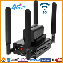 4g lte 1080p 1080i hdmi ao codificador de vídeo ao vivo do ip h.264 h.265 hdmi que flui o codificador wifi com http rtmp udp srt rtmps hls rtsp