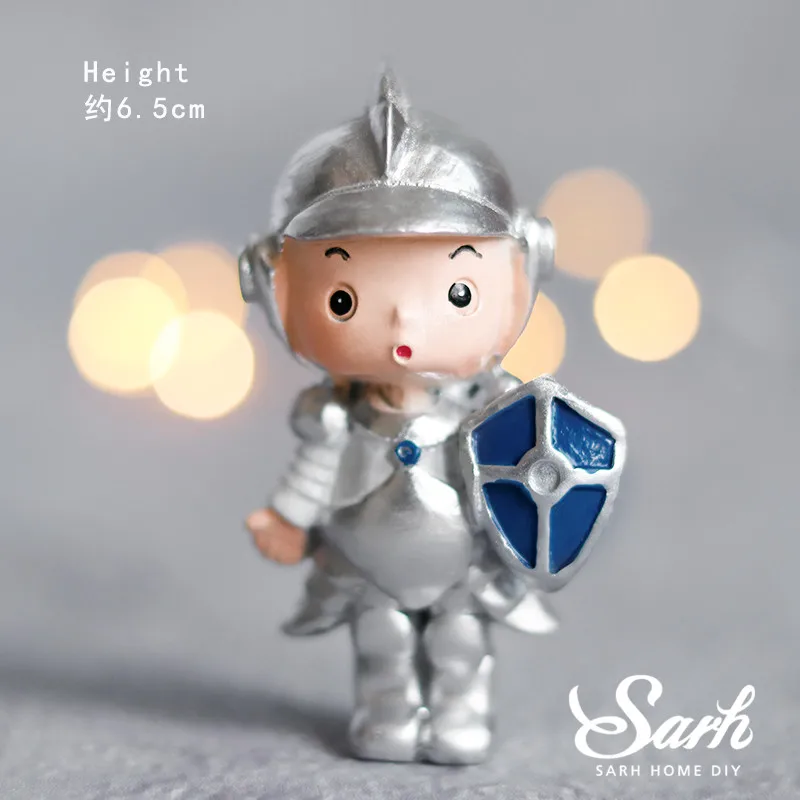 Blue knight Рыцарь и Пегас торт топперы для дня рождения Декор Единорог ребенок душ свадебные принадлежности выпечки юбилей Любовь Подарки - Цвет: Blue knight