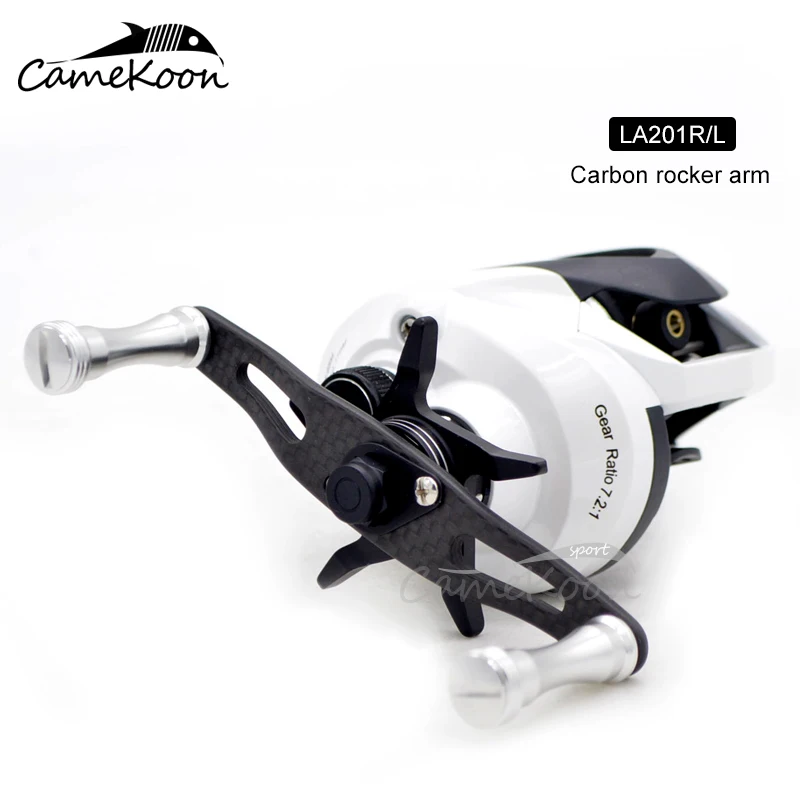 LA201 CAMEKOON катушка для пресной/соленой воды baitcasing прочный металлический корпус 7,2: 1 Передаточное число 9+ 1 подшипники гладкая катушка с приманкой - Цвет: LA201