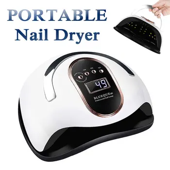 

UV LED Lamp for Nails Dryer 72W Powerful Portable Gel Nail Lamp for Fast Drying Nail Gel Varnish Ultraviolet Lamp for Manicure