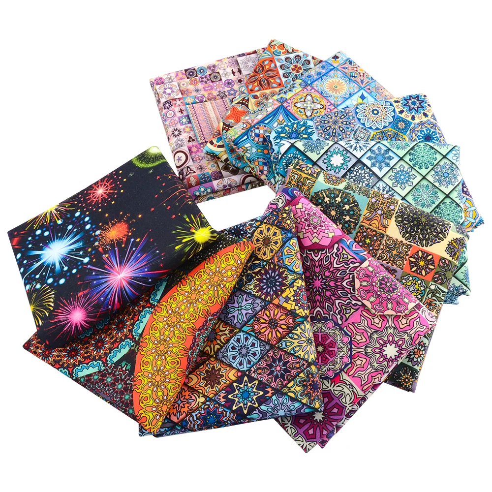 50x5 5/110cm Böhmischen Stil Motiv, qualität Designer Baumwolle Stoffe Zum Nähen Kleid Bekleidung Bikini Hut Handtasche, durch Halben Meter