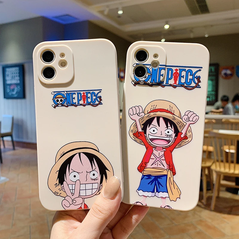 アニメワンピース電話ケース猿d ルフィソフトappleのiphone 13 12 11プロxs Max X Xr 6 6s 7 8プラスカバー Null Aliexpress