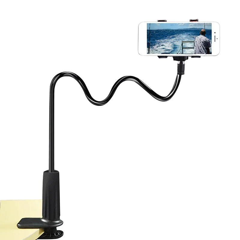 Universal Bed Phone Holder Flexible Gooseneck Clamp Long Arms Mount for Desk Stand Mobile | Мобильные телефоны и