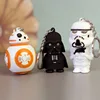 Disney Star Wars Yoda Darth Vader BB8 LED Flash Light Sound Keychain Key Chain Keyring  Stormtrooperr Clone Strap Gift Toys ► Photo 1/6