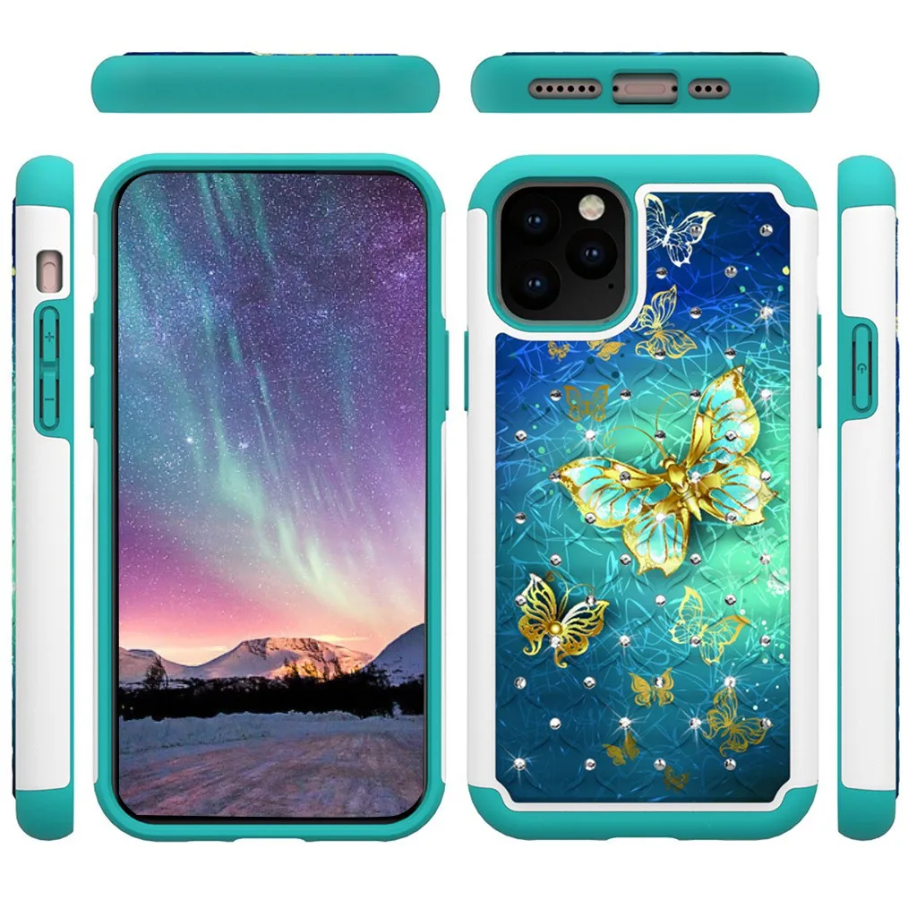 Dream Crystal Style Phone Case For iPhone 11Pro Max Dirt-resistant Slim Fashion Soft Cases Shockproof Dust-proof Phone Case