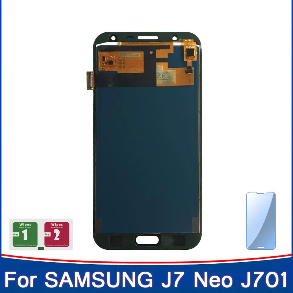 

New TFT J7 LCD For Samsung Galaxy J7 Neo J701F J701M J701MT J701 Adjustable Brightness LCD Touch Screen Digitizer Replacement