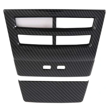 

Rear Air Vent Cover for Tesla Model X Model S 2016 2017 2018 2019 ABS Plastic Car Accessories (Rear Air Vent Cover, Imitation Ca