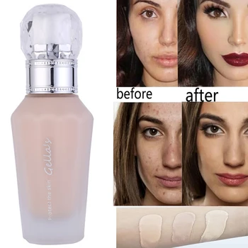 

Long-lasting waterproof foundation liquid moisturizing dark circles concealer invisible pores refreshing foundation liquid