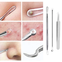 Pimple Blackhead Extractor Health Care Skin Care Blackhead Needles Cosmetic Acne Treatment Stainless Steel Acne Removal Tools