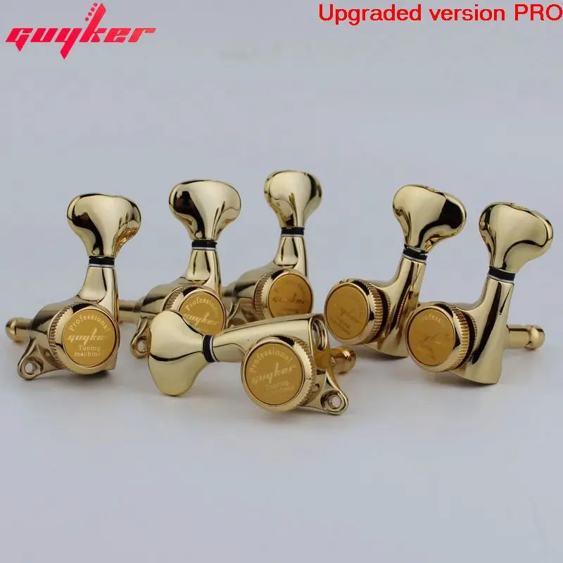 Afinador de Cordas de Bloqueio de Ouro da Guyker Sintonizador de Cabeças para Máquina de Guitarra Elétrica - Image 3