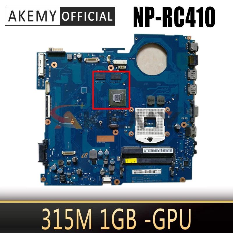Материнская плата AKEMY BA92-07596A BA92-07596B для ноутбука samsung NP-RC410 RC410 14 дюймов HM55 DDR3 Geforce 315M